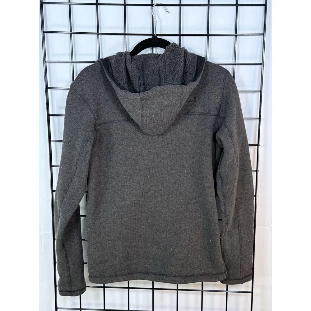 The‎ North Face Full  Zip Hooded Jacket Mens S Gray Activewear Outdoor Fleece